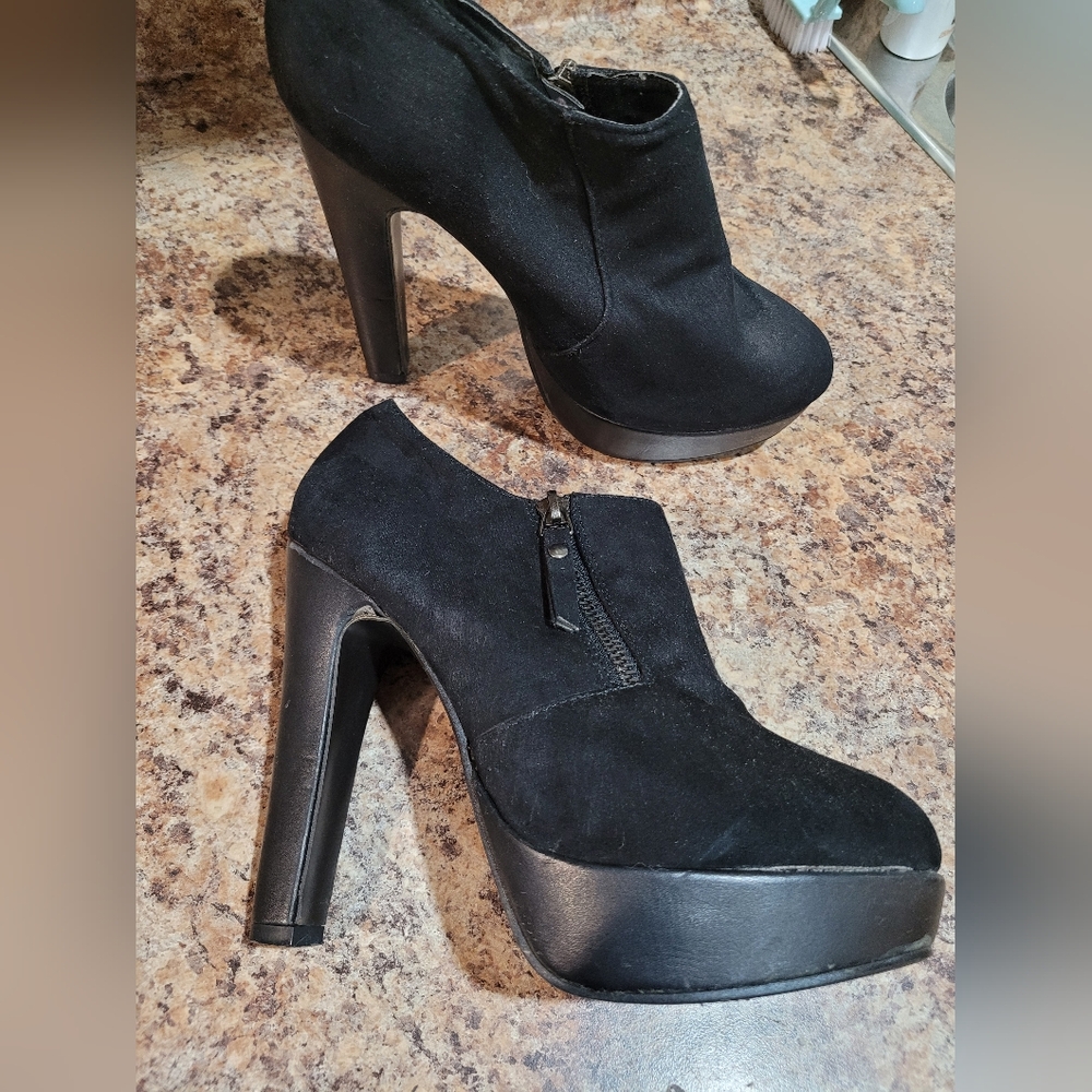 Black booties